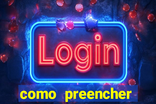 como preencher recibo de pagamento